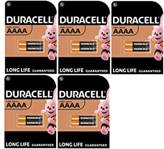 10 x Duracell AAAA Alkaline (5 Blister mit je 2 Batterien) 10 Batterien