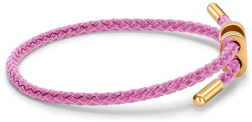 Berry Only Armband Damen Gold, Verstellbarer Armreif Aus Stahldraht, Dupes Schmuck Partnerarmbänder Freundschaftsarmband, Geschenke für Frauen Valentinstag, Hellrosa