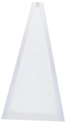 COHEALI Geometrische Pyramid Kerzenform Aus Robustem Kunststoff Stabile Diy Gießform Für Ätherische Duftkerzen Leicht Zu Reinigen Langlebig Und Vielseitig Für Wohnraumdeko