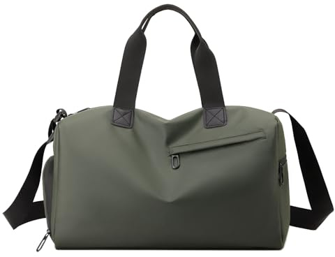 Vmokki Sporttasche mit Schuhfach & Nassfach Klein Leicht Wasserdicht Reisetasche Trainingstasche für Sport, Fitness, Schwimmen, Reisen Damen Herren 20L (Grün)