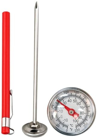 Thermomètre de température du sol - Thermomètre de sol de haute précision |. Fournitures de jardinage Thermomètre à compost, pour débutants et professionnels, instrument de mesure de