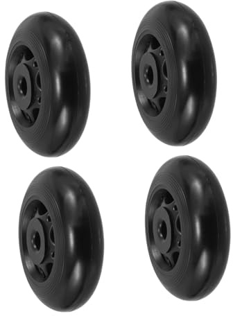 FOYTOKI 4 Stück Gym Geräte Ersatzräder aus Pp mit 8mm Innendurchmesser für Fitnessgeräte Glatt Laufend und Flexibel für Radwechsel im Fitnessstudio