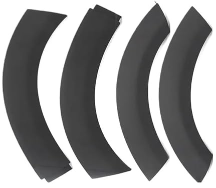 EGUIAS Salpicaduras Accesorios Embellecedor de Paso de Rueda de Coche, ceja, Guardabarros Superior, Cubierta de Goma, Herramienta Compatible con BMW Mini Cooper R50 2002-2008(4PCS Set)