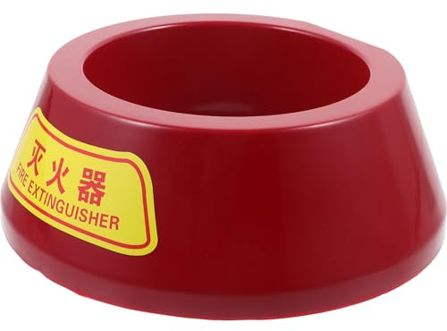 Ciieeo Soporte de Extintor de Incendios de Suelo Plástico, Base para Extintor Polvo de 3-5 Kg, Soporte Estable y Resistente para Almacenamiento Seguro en Interiores y Exteriores