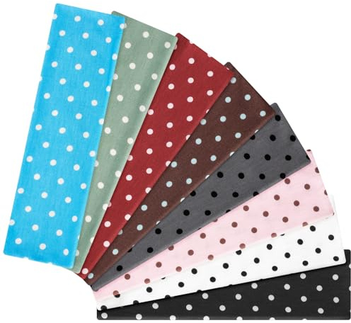 AWUMBUK Fascia Capelli Donna Uomo, 8 Pezzi Fasce Per Capelli Donna Elastica Fascia Per Capelli Donna Antiscivolo Headband Sport Yoga Fitness Fascette Capelli Unisex Accessori Per Capelli
