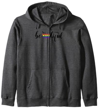 Sois You-Tiful Gay Pride Sweat à Capuche