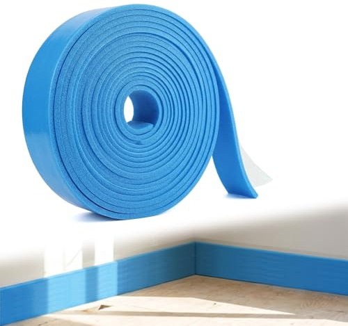 Randdämmstreifen Selbstklebend Für Ausgleichsmasse Boden - 100x5mm 10m | Rosa Randdämmstreifen Für Ausgleichsmasse, Fußbodenheizung und Wände, sauberer Randabschluss mit selbstklebender Rückseite