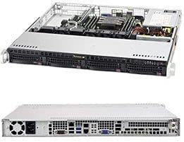 Supermicro SuperServer 5019P-M Intel® C621 LGA 3647 Rack (1 U) Schwarz – Barebone Server (Intel® C621, LGA 3647, Intel® Xeon®, DDR4-SDRAM, 768 GB, 192 GB)
