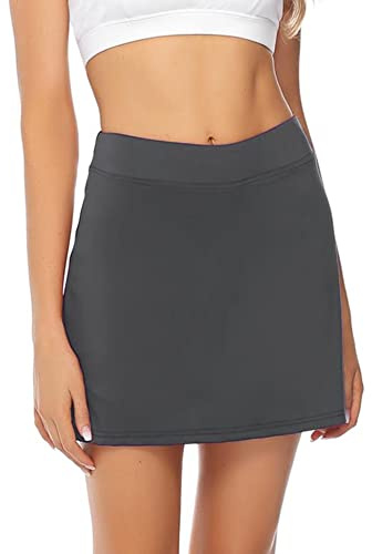 iClosam Falda Pantalón Deportiva 2 En 1 Transpirable Faldas Deportivas Mujer Cómoda Skorts Mujer Verano para Ejercicio