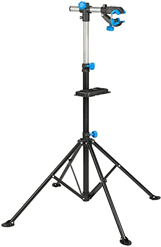 AGT Fahrradständer: Montageständer für Fahrrad & E-Bike bis 30 kg, robuster Stahl, 360° (Fahrrad Montageständer eBike, Fahrradreparaturständer, Reparaturset)