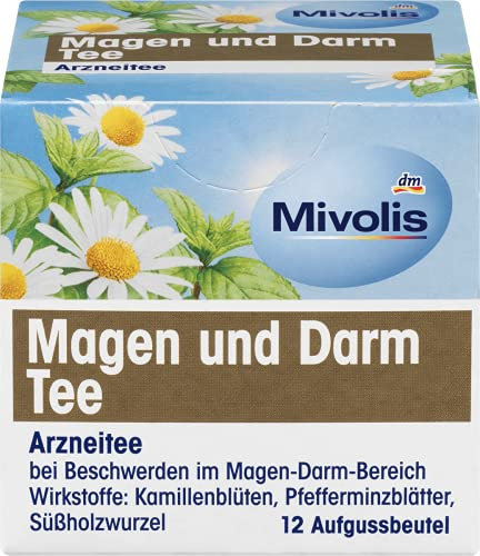 Thé médicinal , thé pour l'estomac et l'intestin (12 x 1,75 g), 21 g Mivolis