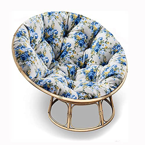 SRHWBF Papasansessel Kissen Papasan-Sitzkissen Papasan-Stuhlkissen Outdoor Kissenkissen bequem Für Innen Balkon Draussen Patio Garten (NUR Kissen) (1 Ø170cm/66.9 in)