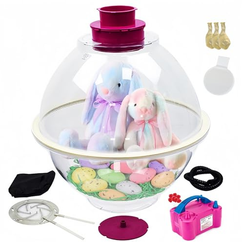 New Balloon Stuffing Machine with Balloon Pump set, Balloon Expander for Stuffing Filling Plush Toys Balloon Bouquets, DIY Balloon Stuffer for Gifts Decoration Wedding Party Christmas
