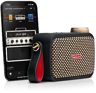 Positive Grid Spark GO 5W Ultra-Portable Smart Guitar Amp, Headphone Amp & Bluetooth Speaker for Electric Guitar, integration with the Spark app