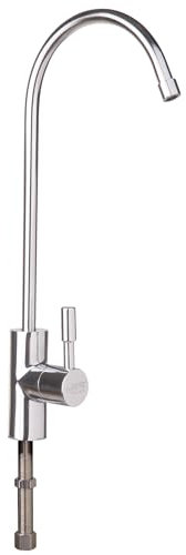 1 Wege Wasserhahn Osmosewasserhahn Trinkwasserhahn Wasserhahn für Osmosewasser chrom Classic Supreme für 1/4 Schläuche