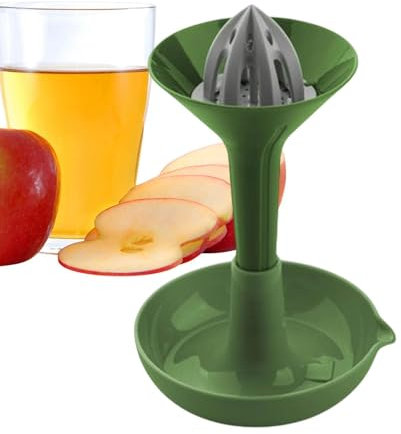 Spremifrutta, Spremisucco - Pressa manuale rotativa arancione da cucina,Spremiagrumi multifunzionale a mano, spremiagrumi manuale per uso domestico, in studio e in campeggio