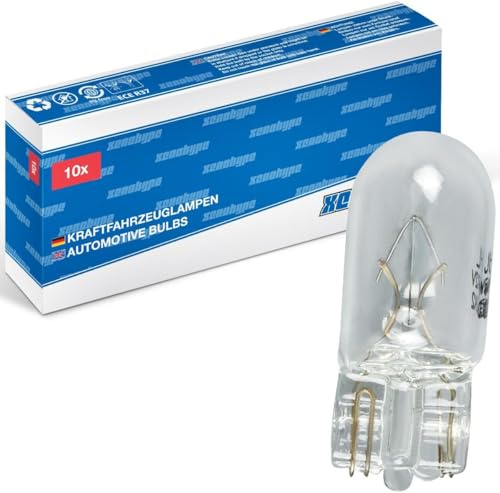 XENOHYPE 10x W3W Premium T10 12 V 3 Watt Glassockellampe