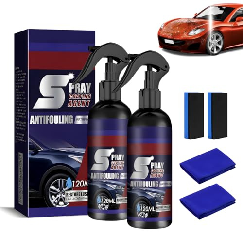 3 In 1 Car Coating Renewal Agent Spray, Multi Functional Coating Spray, Nano Liquid Glass Car Coating Spray, Antifouling Car Spray Coating Agent