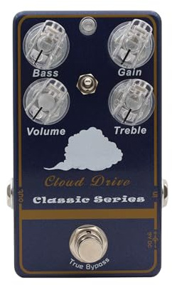 SPYMINNPOO Klassischer Ton -Overdrive -Pedal, E -Gitarren -Effekt -Pedal mit Echtem Bypass 3 Wave Cut Modi & Dual Band EQ