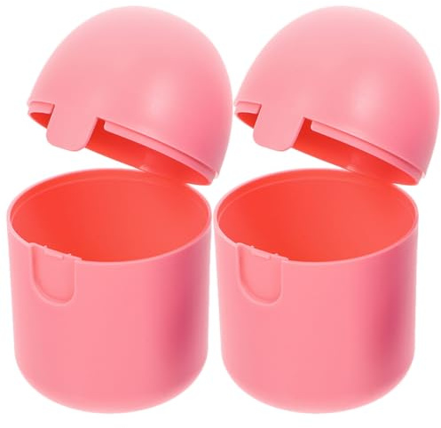 POPETPOP 2 Stück Menstruationstassen Aufbewahrungsbox aus Leichtem Pp Material Tragbarer Kleiner Dampfreiniger für Hygienische Reinigung und Reise Geeignet