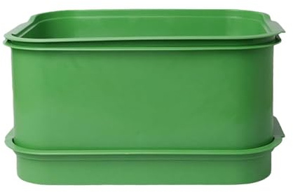 Vassoi germogliati - Set di germinazione dei fagioli con fori di drenaggio, coltivatore di germinazione impilabile senza terra, utilizzo efficiente dello spazio | Per interni ed esterni Giardino
