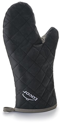 LACOR 60070 Fire Retardant Kitchen Glove 36 cm, Acryl, grau, 35 x 18 x 2 cm | Langlebiges Profi-Utensil; entwickelt für optimale Leistung und schnelle, unkomplizierte Reinigung in der Spülmaschine