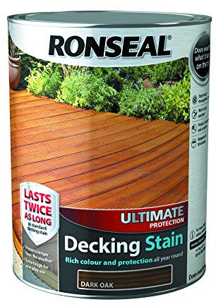 Ronseal Ultimate Protection Decking Stain Dark Oak 5L