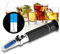 Abuycs High Proof Alcohol Refractometer, ATC Alcohol Refractometer with 0-80% Alcohol Measurement Range for Liquor and Spirits. High Accuracy ±1% Alcohol Refractometer for Whiskey, Brandy, Vodka, etc.