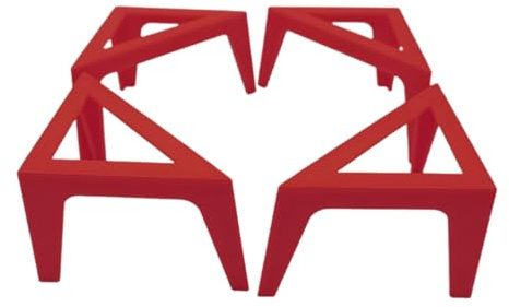 Zeizafa Lot de 4 supports de toile pour peindre de petits pieds de toile, supports de toile pour verser des peintures, fournitures de dessin