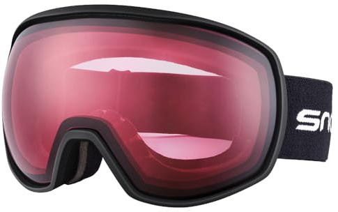 Snowledge Skibrille Damen und Herren Snowboardbrille Doppel-Objektiv OTG UV400 Schutz Anti-Beschlag Winddicht Ski Schutzbrille Helmkompatibel für Skifahren Motorrad Fahrrad Skaten