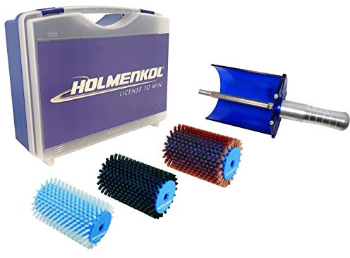 Holmenkol Roto-Bürsten SpeedBrush Set - Nylon/Rosshaar/Bronze