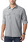 MAGCOMSEN Sporthemd Herren UPF 50+ Outdoorhemd Leicht Langarm Freizeithemd mit Multi Taschen Herren Quick Dry Funktionshemd UV Schutz Arbeit Hemden Militär Combat T-Shirt Hellgrau 3XL
