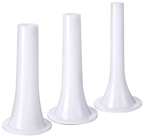 CLPEEN 9 Teilige Kunststoff Wurst FüLl Rohre Trichter WurstfüLl Werkzeug für Wolf GrößE 5 Fleischwolf 1,5 cm, 1,9 cm, 2,3 cm