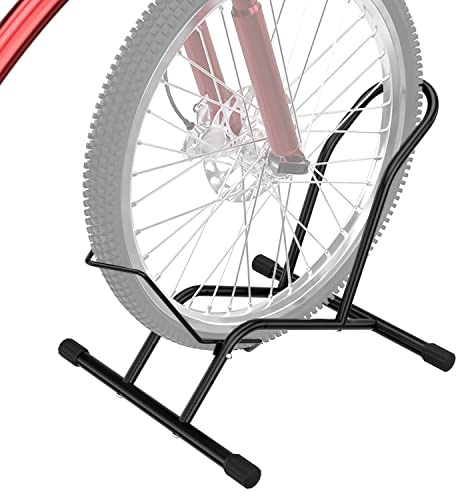 UNITEDPOWER Fahrrad-Bodenständer, Fahrrad-Parkständer, verstellbar, freistehend, für Innen- und Außenbereich, 40,6–73,7 cm (16–29 Zoll) Radständer