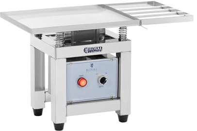 Royal Catering RC-CMM02 chokladskakbord rostfritt stål 30 W vibrationsbord chokladskakare