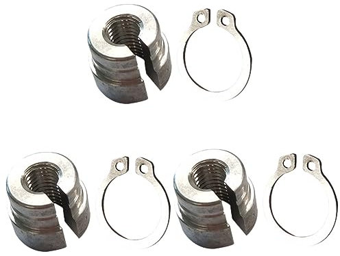 UKCOCO 6stücke Aluminium Kabelhülse Für Throttle Cable Kompatibel Mit Langlebig Installieren Silber Präzise Passform