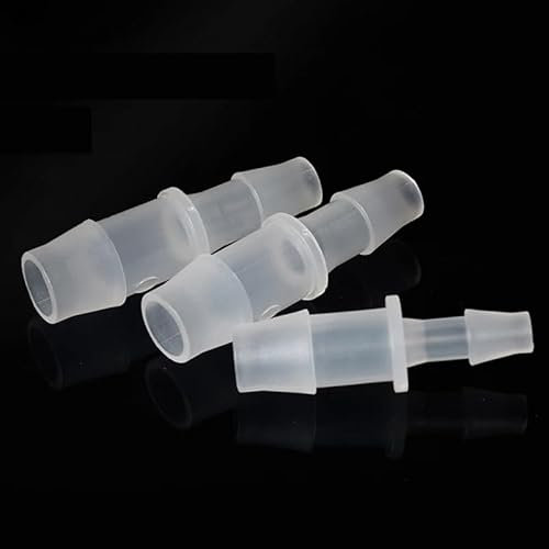 BCOMFY 5 STÜCKE 7,9mm 9,5mm 12,7mm 14,2mm 15,8mm 19mm Schlauchanschluss Zwei-Wege-Kunststoff-anschluss Rohrverschraubung Reduzierstück for Aquarium(19-7.9mm)