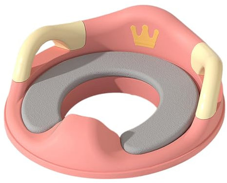 Kinder-Toilettensitz, Töpfchentrainer, rutschfester Toilettensitz, Kinder-Töpfchensitz, Toilettentrainer mit Griff, Antihaft- Töpfchensitz, abnehmbarer Toilettentrainer, für Zuhause, Reisen, Camping,