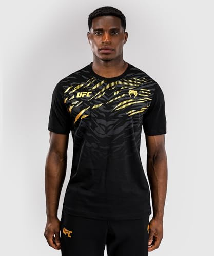 Venum Homme Mens Replica Short Sleeve T-Shirt, Noir/Or, S EU