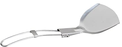COLLBATH Spatule Cuisine Pliable En Acier Inoxydable Légère Ustensile Cuisine Portable Compactes Pour Barbecue Camping Et Pique-