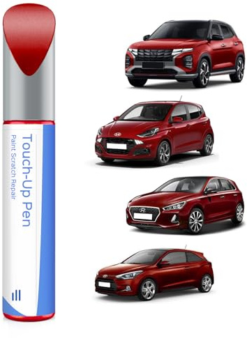PARTS4EV X2R Red Passion Ausbesserungsfarbe für Hyundai Exakte Übereinstimmung – Ausbesserung von Kratzern und Abplatzungen