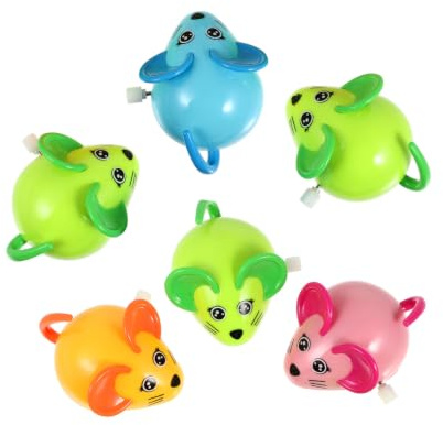 Garneck 6 Piezas de Juguete de Cuerda para - Figura de Juguete con Movimiento Fiestas de cumpleaños y para Amantes de