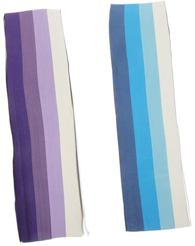 DOITOOL 1080stücke Stern Papierstreifen Für Origami Basteln Papiersterne Für Diy Handwerk Stern Falten Papier Für Partys Und Heimdekor Origami Papiere Zum Kunstprojektieren