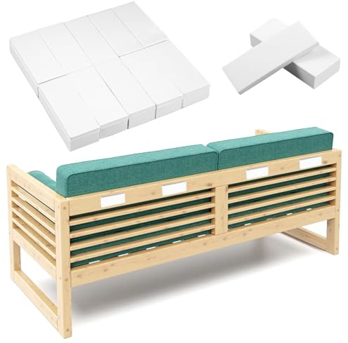 20 Pezzi Fermaporta da Muro, 10pz 15 mm + 10pz 5 mm Spessa EVA Protezione Testiera, Bianco Autoadesivi Protezione Muro Letto, Protezione Impilabile Letto da Parete Cuscinetti per Paraurti Divano