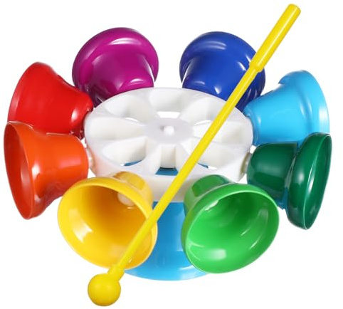 Gatuida Kinder 8-ton Metall Glockenspiel Musikinstrument Farbig Langlebig Leicht Spielzeug Für Frühe Musikalische Früherziehung Und Gehirnentwicklung