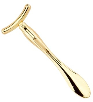Beaupretty 2 Pièces Bâtonnet de Massage pour Yeux Mini Cuillère à Maquillage Spatule à Maquillage Cuillère pour Masque Visage