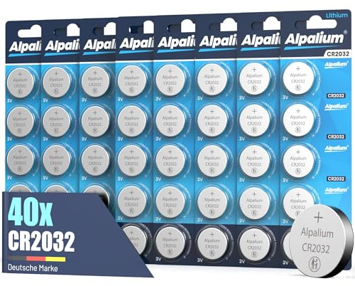 CR2032 Batterien Knopfzellen 20 Stück Lithium 3V kompatibel mit Airtag, Smarthome, Uhr, Autoschlüssel, Fernbedienung, medizinische Geräte, Fitnesstracker