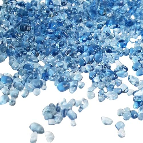 PANGBOER Ghiaie da 3-4-6mm Perle Vetro per Acquari Paesaggio Habitat Sani Pesci E Piante Ambiente Sicuro Decori Ghiaia