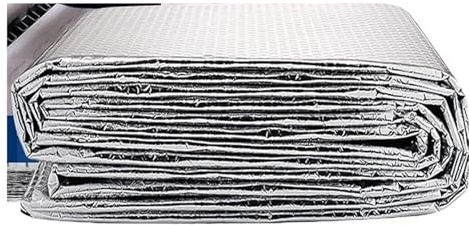 Rouleau Isolant Aluminisé Feuille réflectrice for radiateur 5 m x 60 cm, épaisseur 36 mm - Panneaux de Rouleau feuille isolante à bulles Déflecteur chaleur