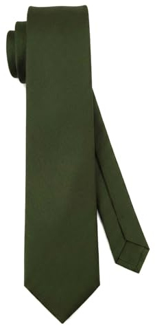 TigerTie Herren Krawatte – Einfarbiges klassisches Design, 7,5 cm breit, ideal für Business & festliche Anlässe